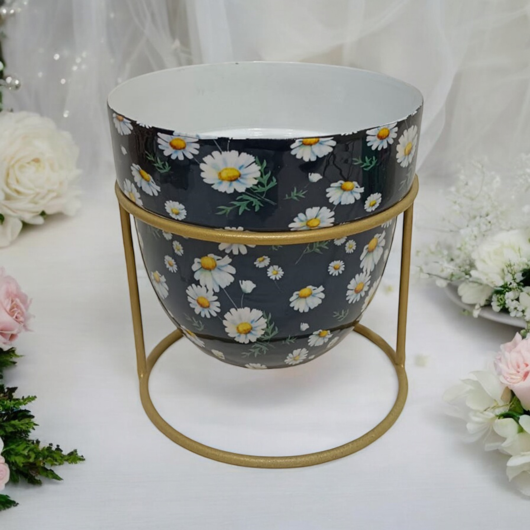 MSL 13cm Iron Planter on Stand