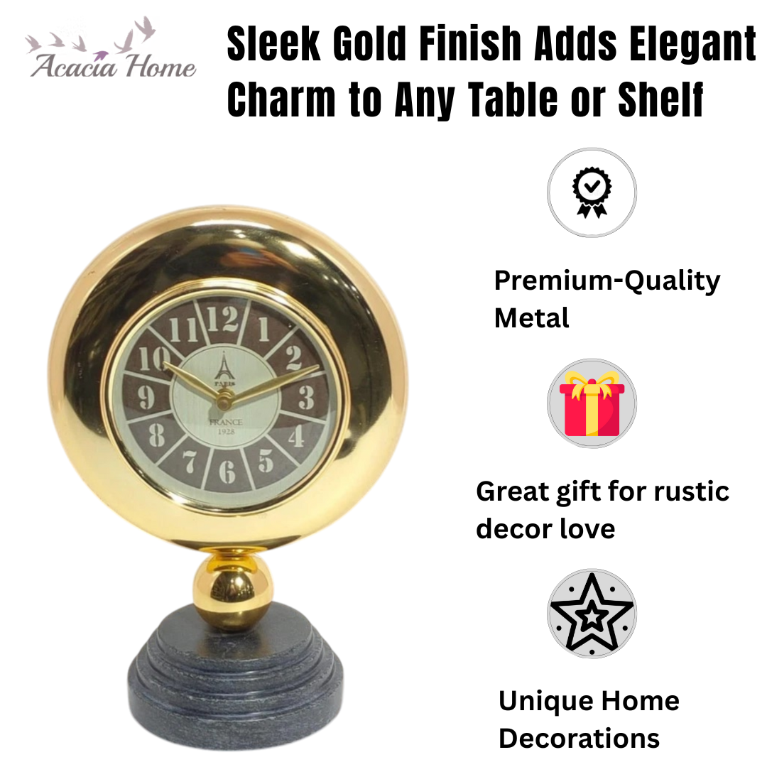 MSL Hand Finished Table Clock