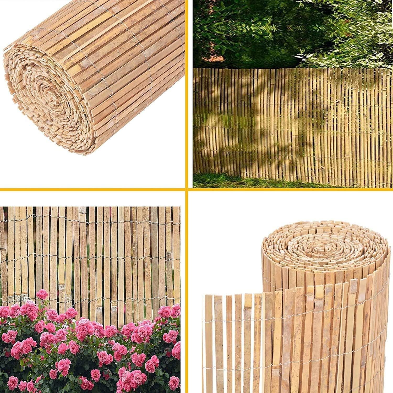 Natural Reed Fencing Screen Roll 1.5m x 4m