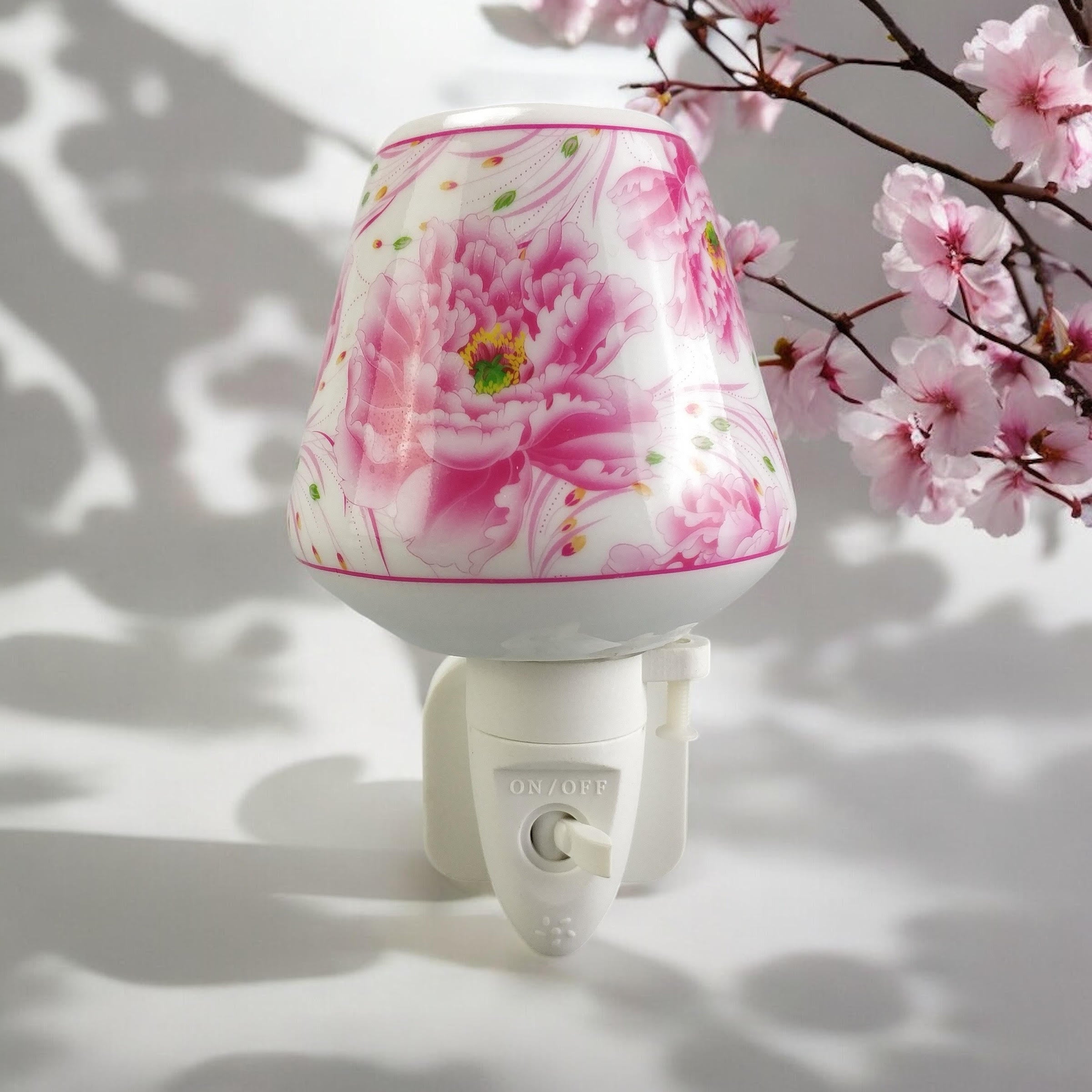 8 Inch Floral LED Nightlight, Decorative Multi-Color Floral Design, MSL