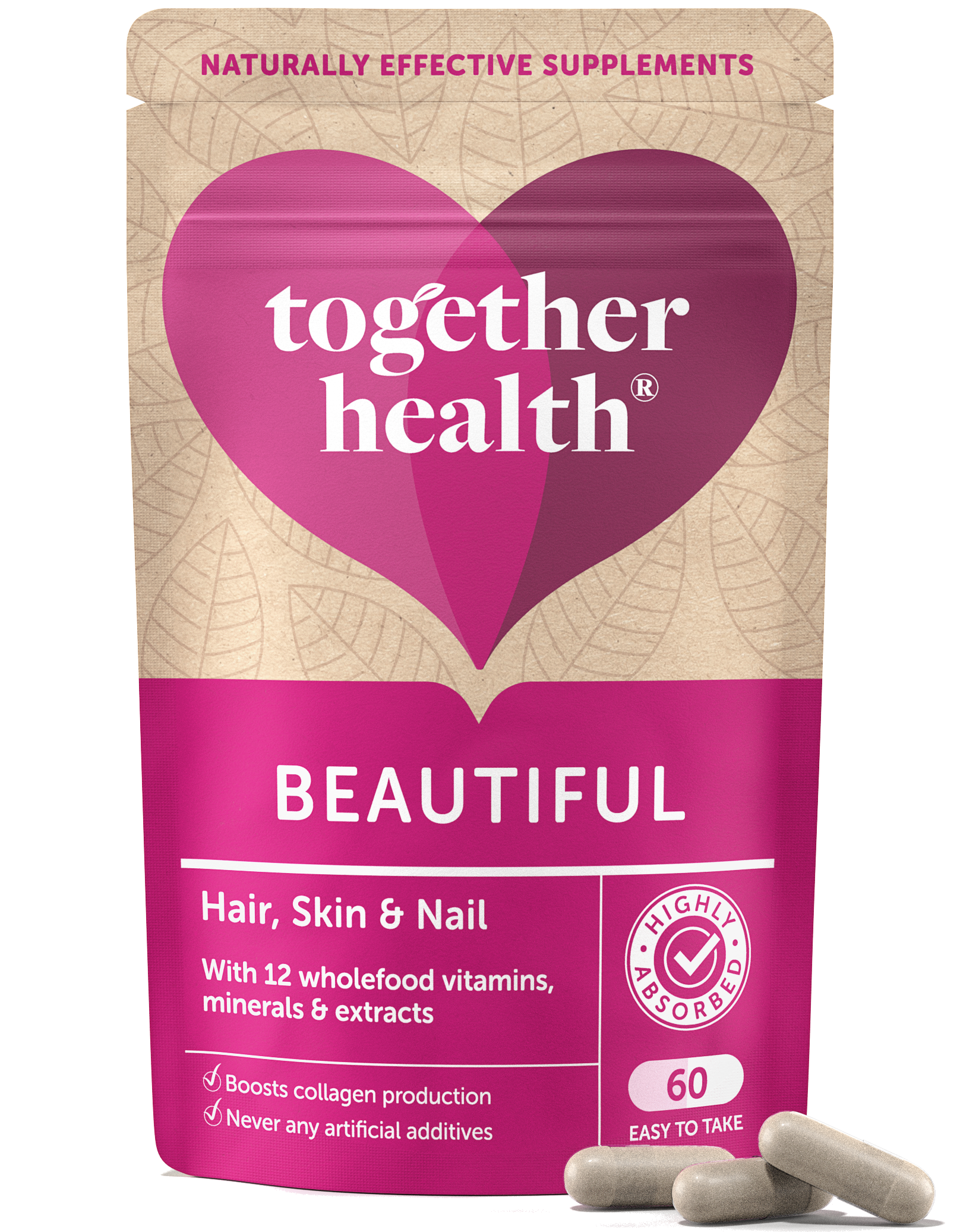 Beautiful β Hair Skin and Nails Vitamins Supplement