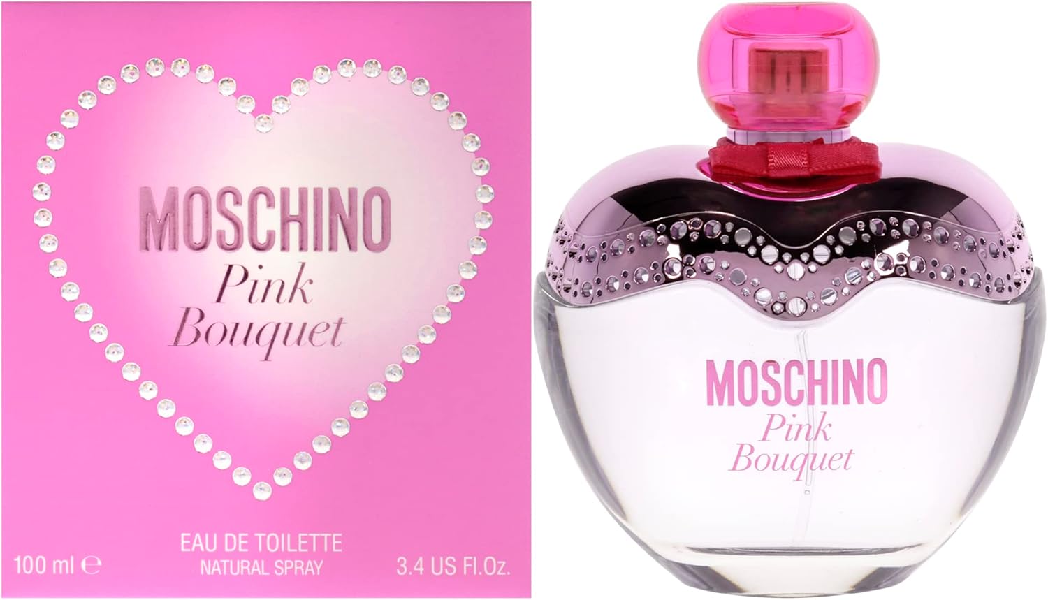 Moschino Pink Bouquet Eau de Toilette Spray for Women 100ml
