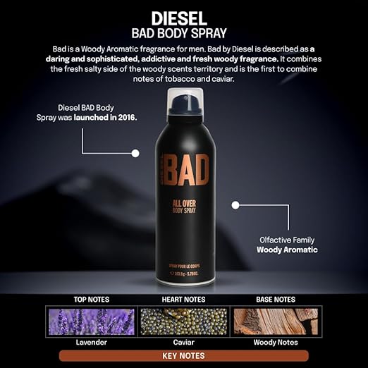 Diesel Bad Men’s Body Spray 200ml