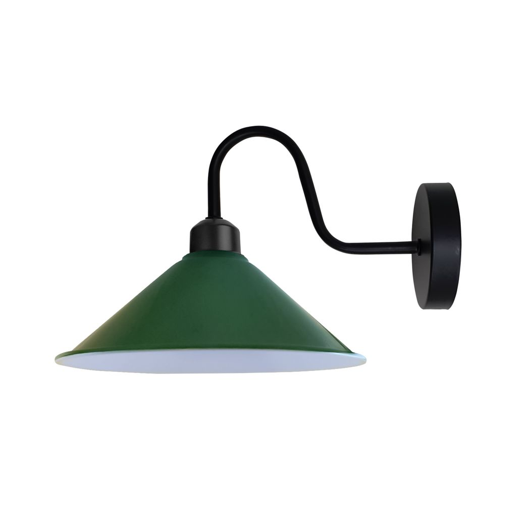 Vintage Cone Wall Sconce Light Fixture, E27 Base, Indoor