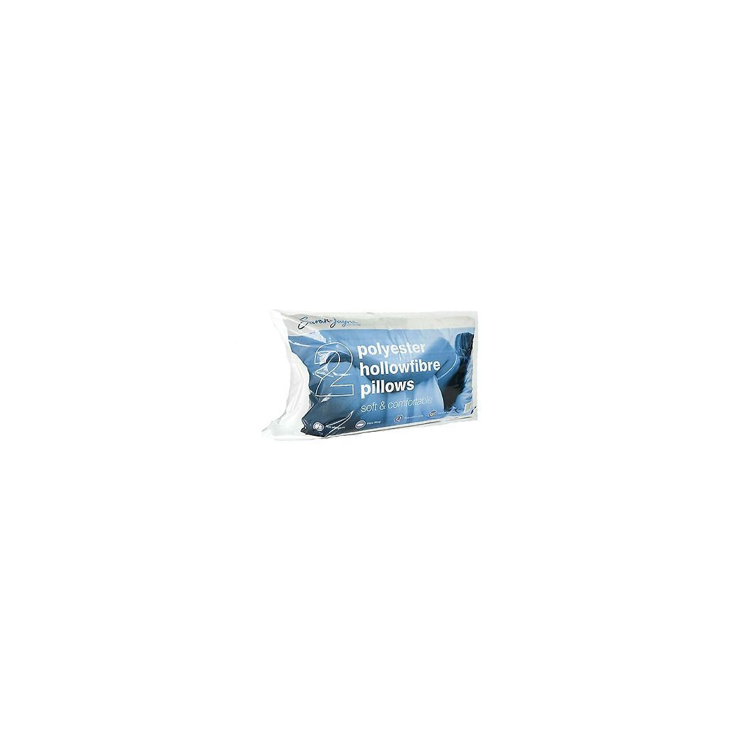 Sarah Jayne 500g Hollow Fibre Filled Pillow Pair