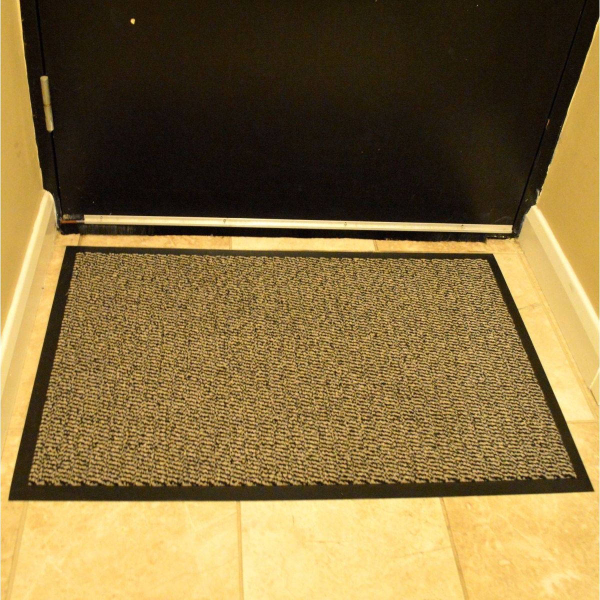 Brown Barrier Mat 120 x 180cm Non-Slip Dirt Trapping Entrance Mat
