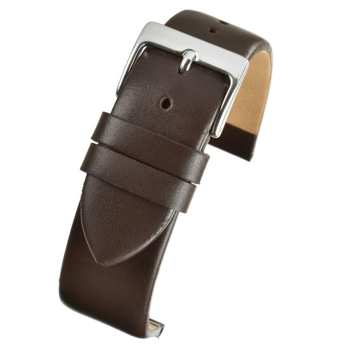 Brown Calf Leather Watch Strap 12mm
