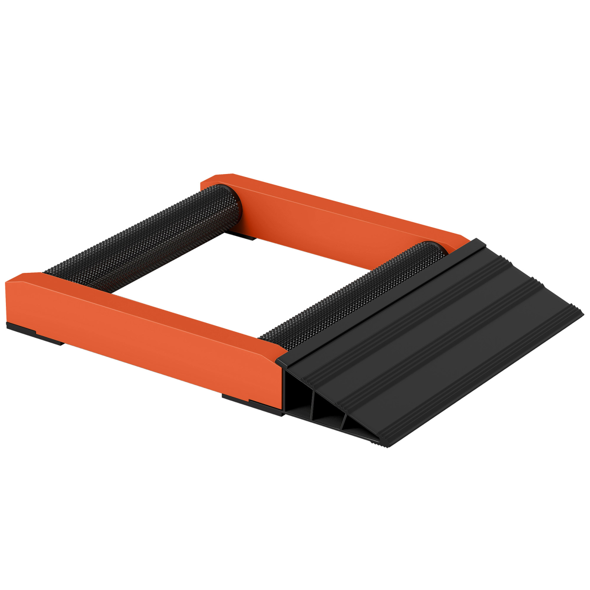 HOMCOM Motorcycle Wheel Roller Stand for Tyre Cleaning & Chain Lubrication