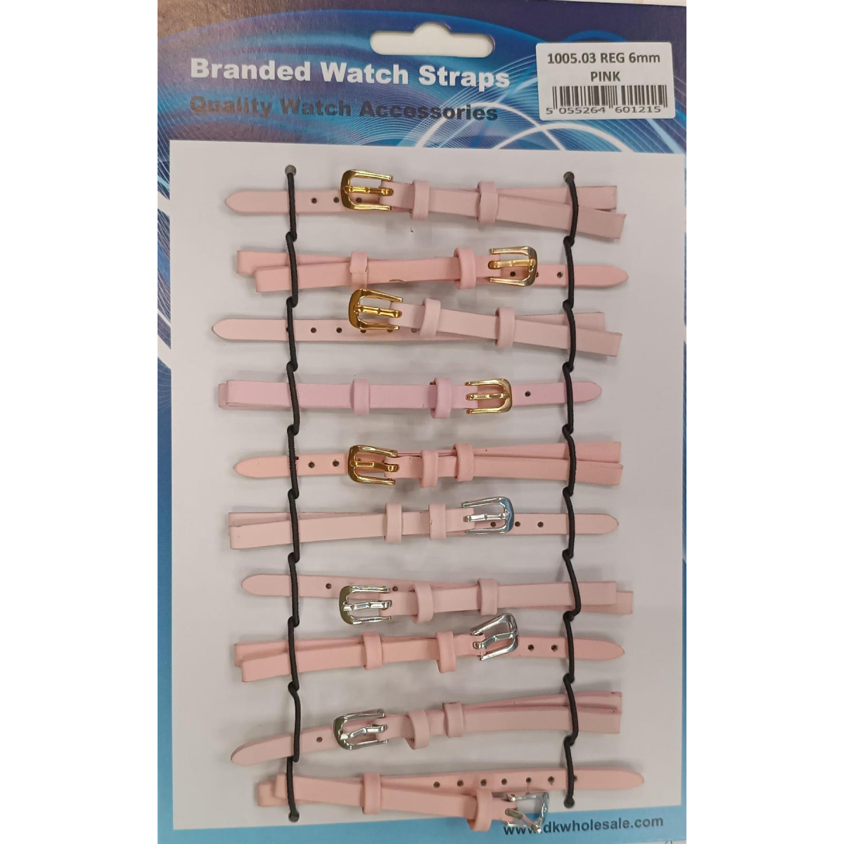 Leather Pink Watch Straps Pk10 size 6 1005.03