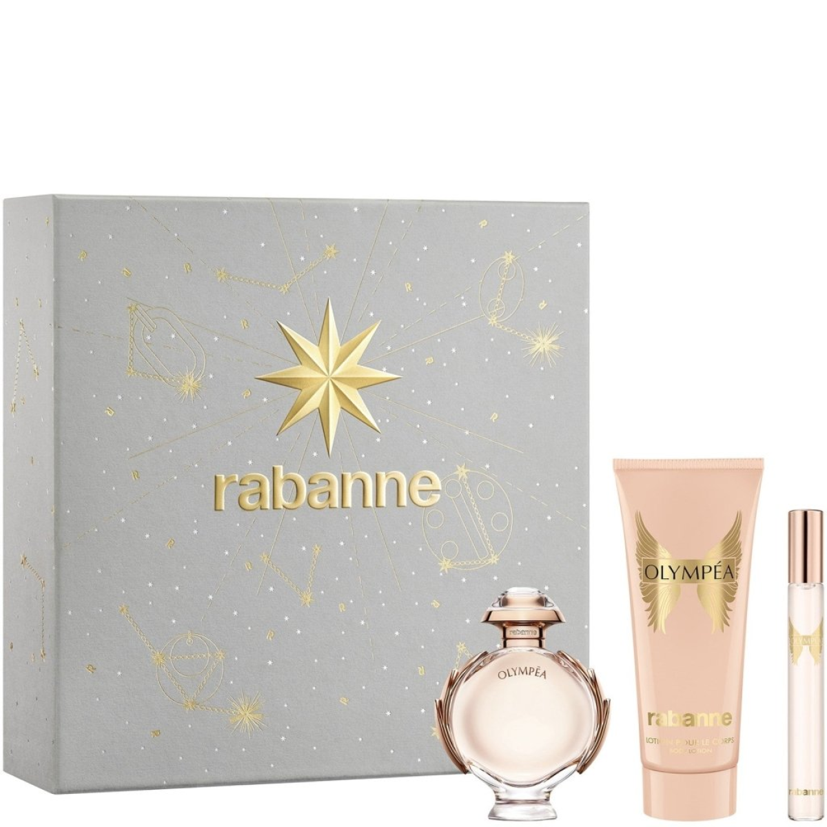 Paco Rabanne Olympea Gift Set: 50ml EDP + 100ml Lotion + 10ml EDP (HTML)