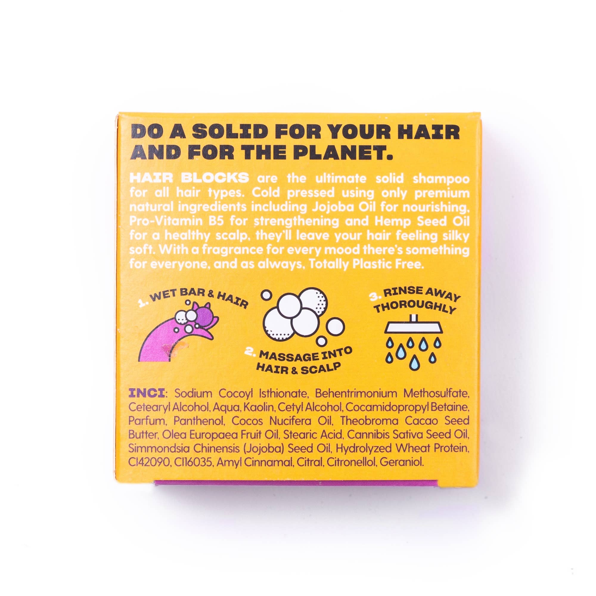 Hair Blocks Solid Shampoo - Mango & Passionfruit