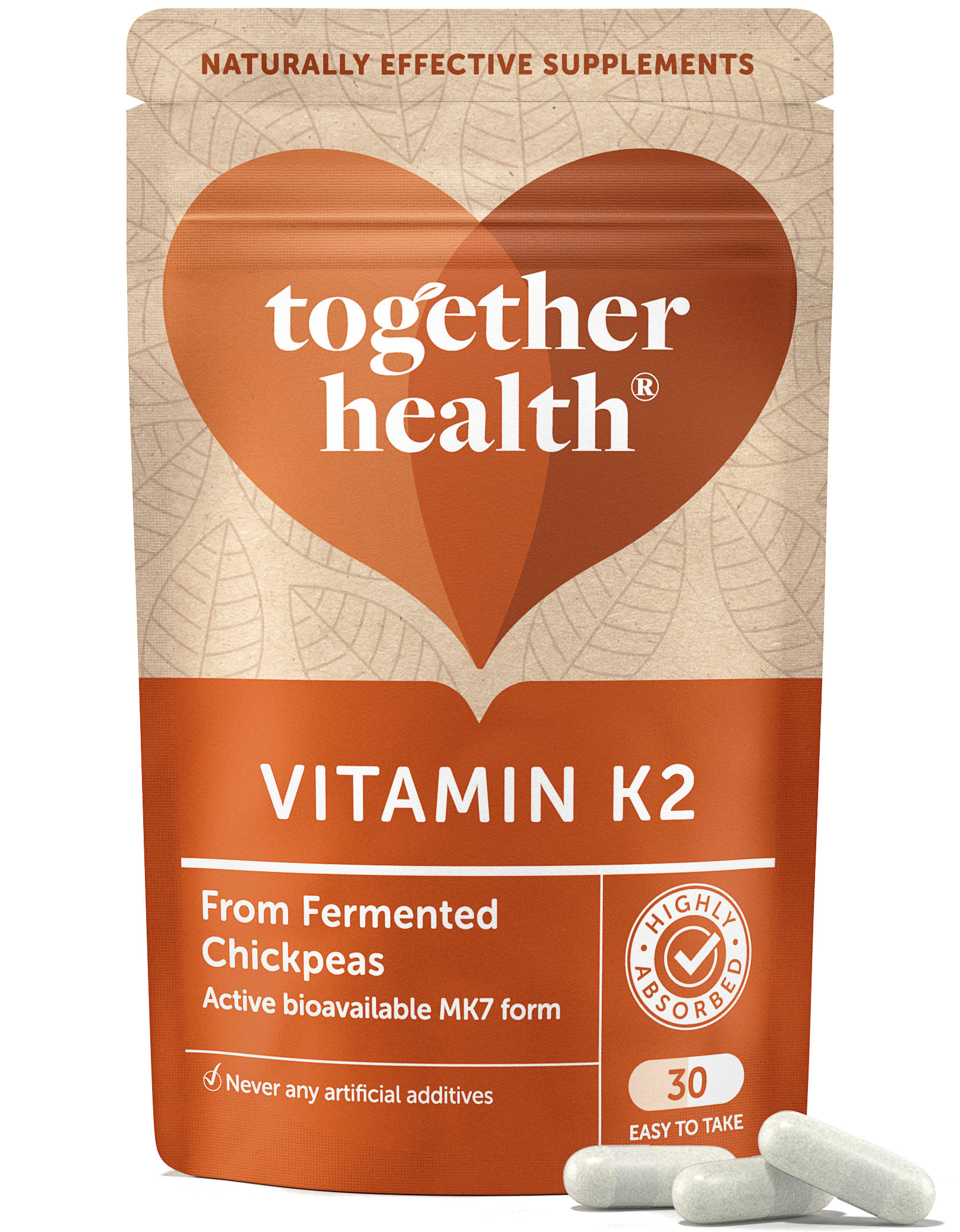 Vitamin K2 β Vegan Supplement β 30 Capsules