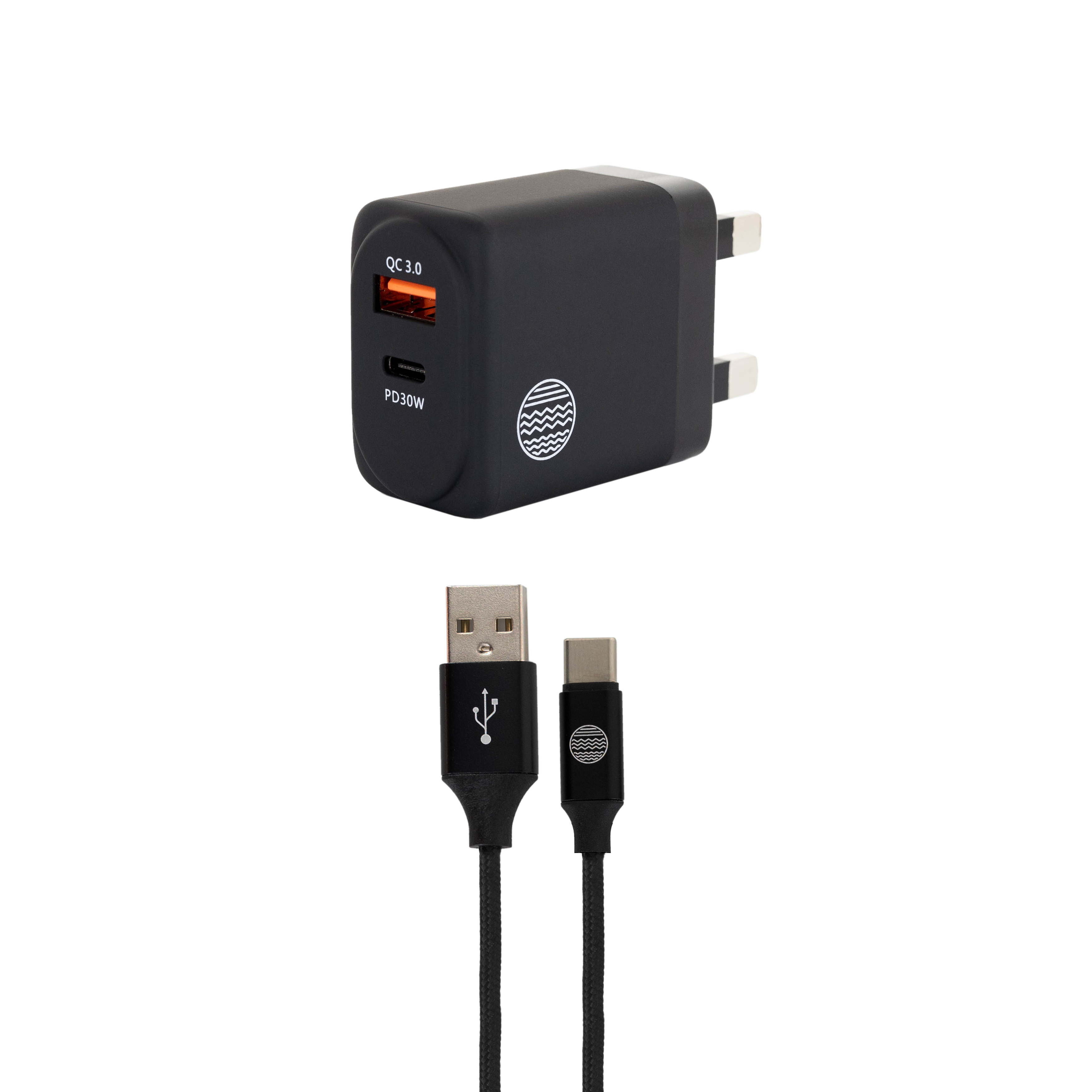 Our Pure Planet (Harry Kane's ECO Brand) - 30W USB-A USB-C Wall Charger
