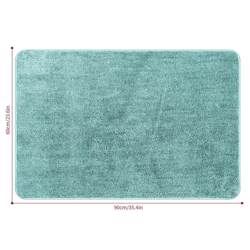 Vinsani Ultra Soft Microfiber Bath Mat 60 x 90 cm Light Blue