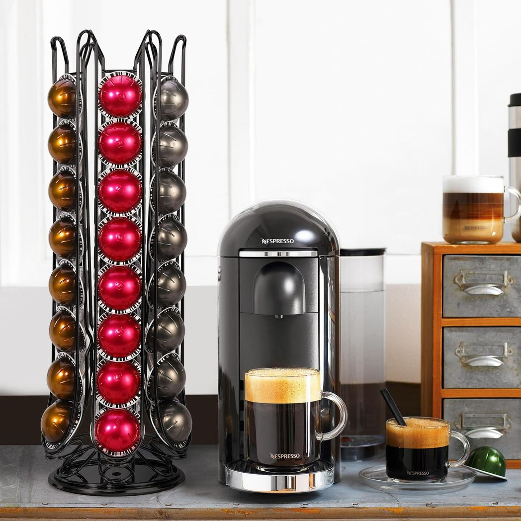 Vinsani Black Coffee Pod Stand for 48 Pods