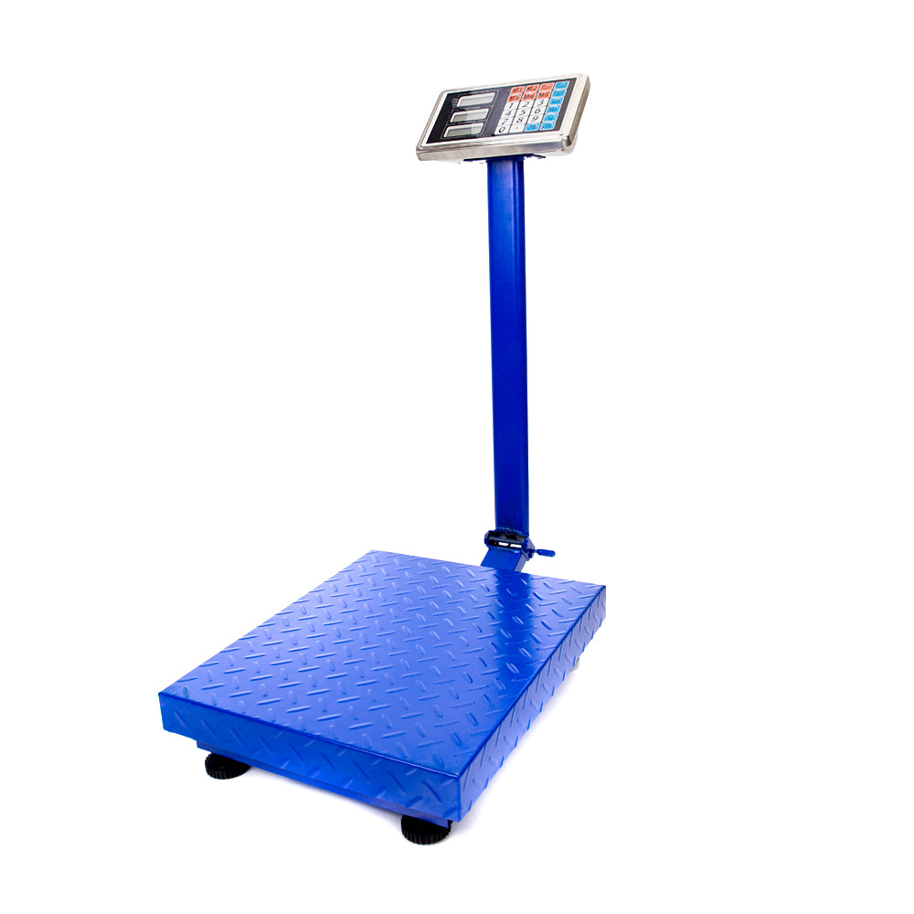 300kg/661lb LCD Digital Platform Platform Scale with Backlit Display and Rechargeable Battery