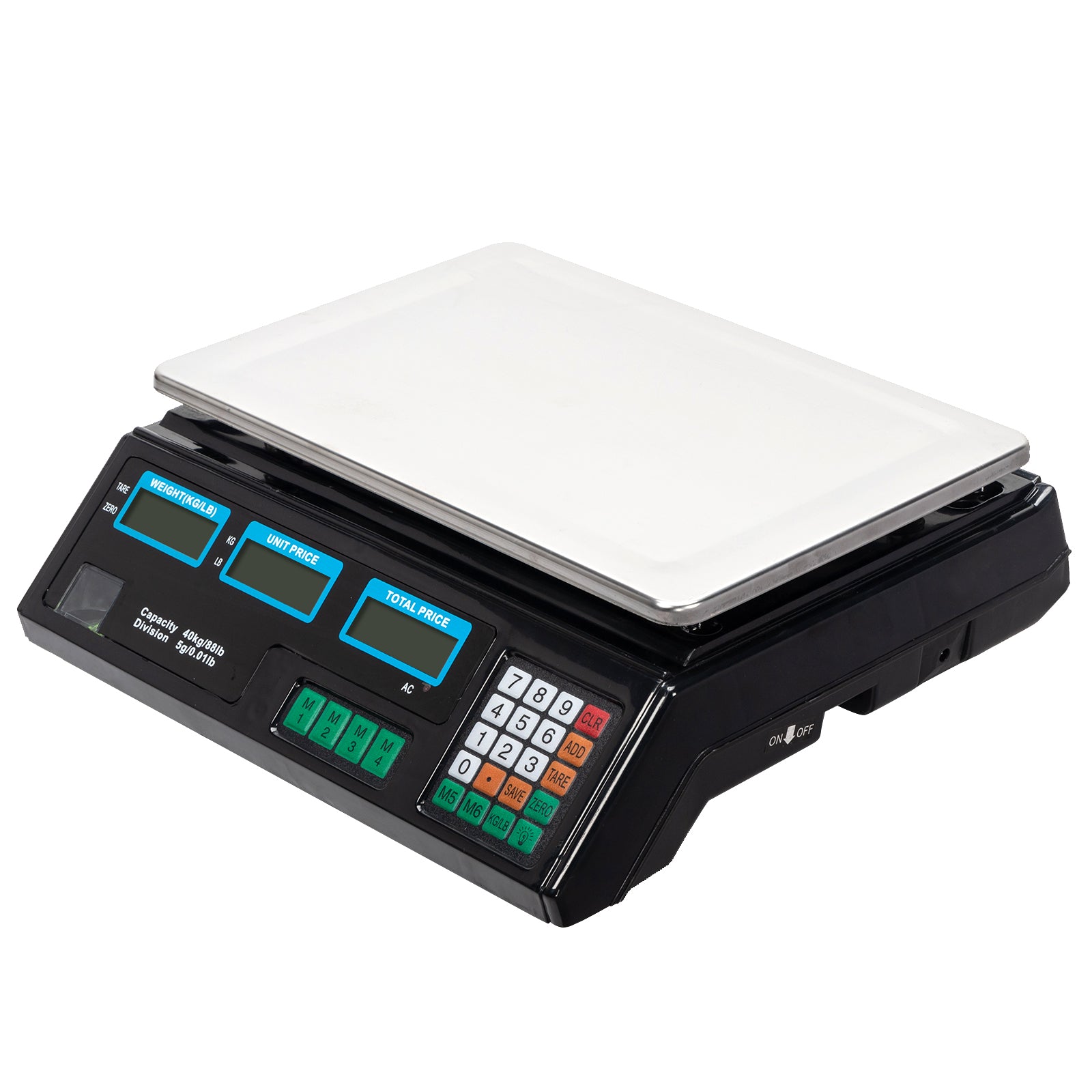 ACS-30 Digital Price Computing Vegetable Scale, 40kg Capacity, 5g Graduation