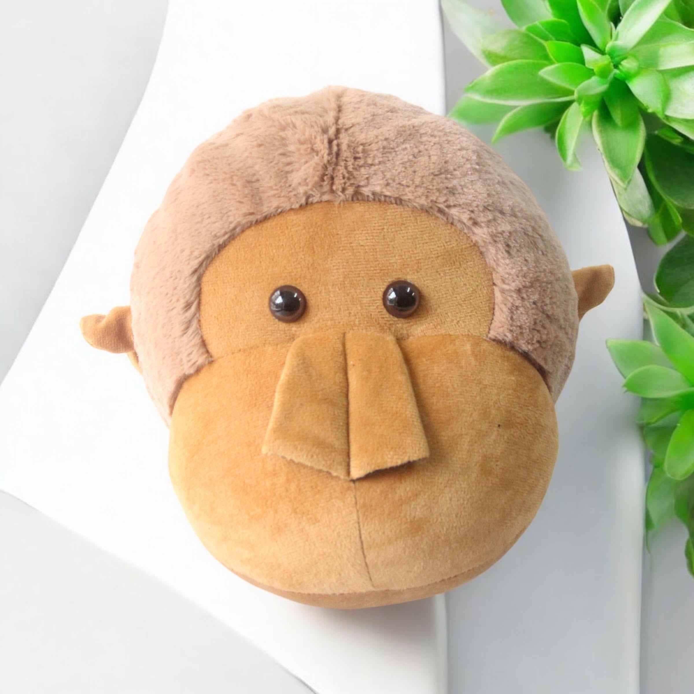 MSL 22cm Multi-Colored Orangutan Head Wall Hanger