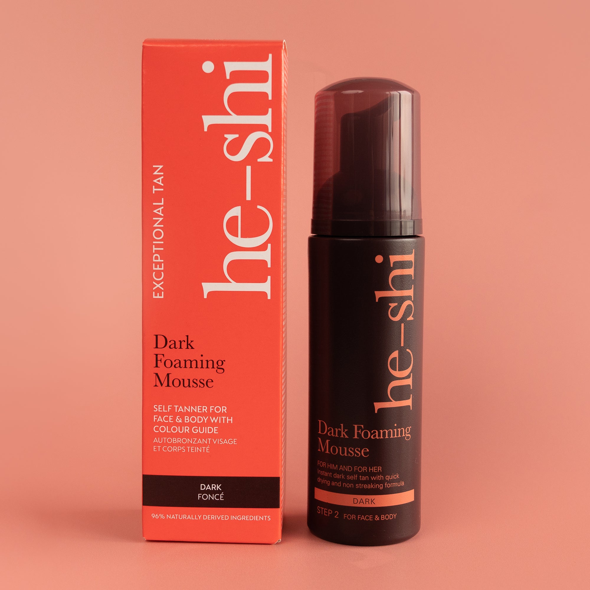 He-Shi Dark Foaming Self Tan Mousse