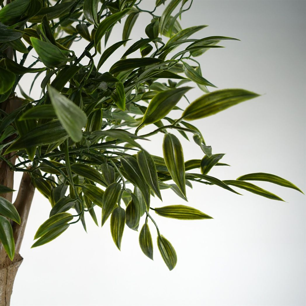 Leaf 140cm UV Protected Artificial Japanese Ruscus Tree, 2716 Leaves, Potted