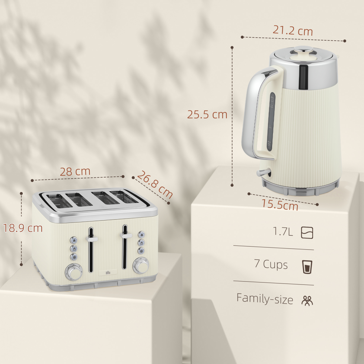Kettle and Toaster Set