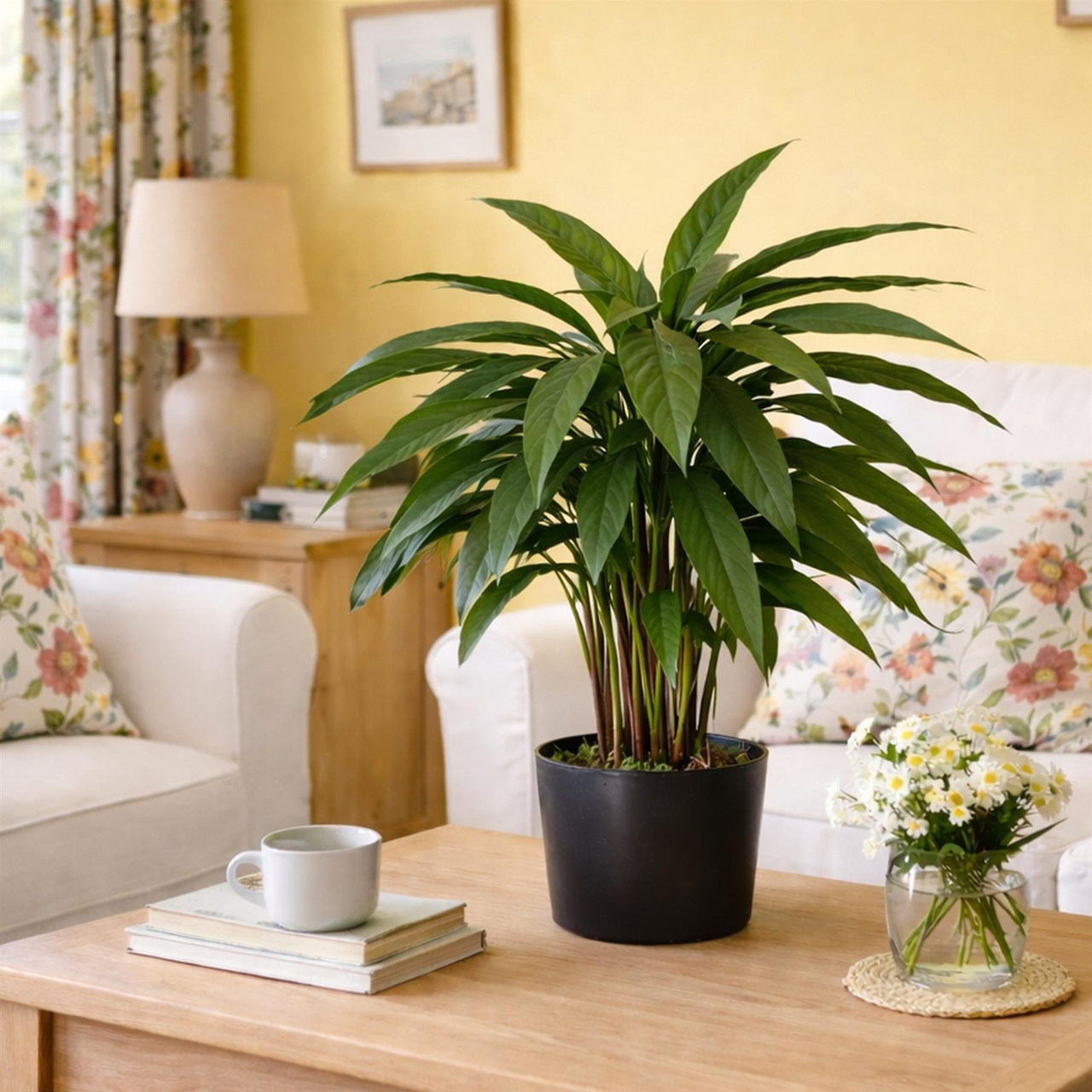 60cm Artificial Calathea Plant Full Bushy Realistic Replica