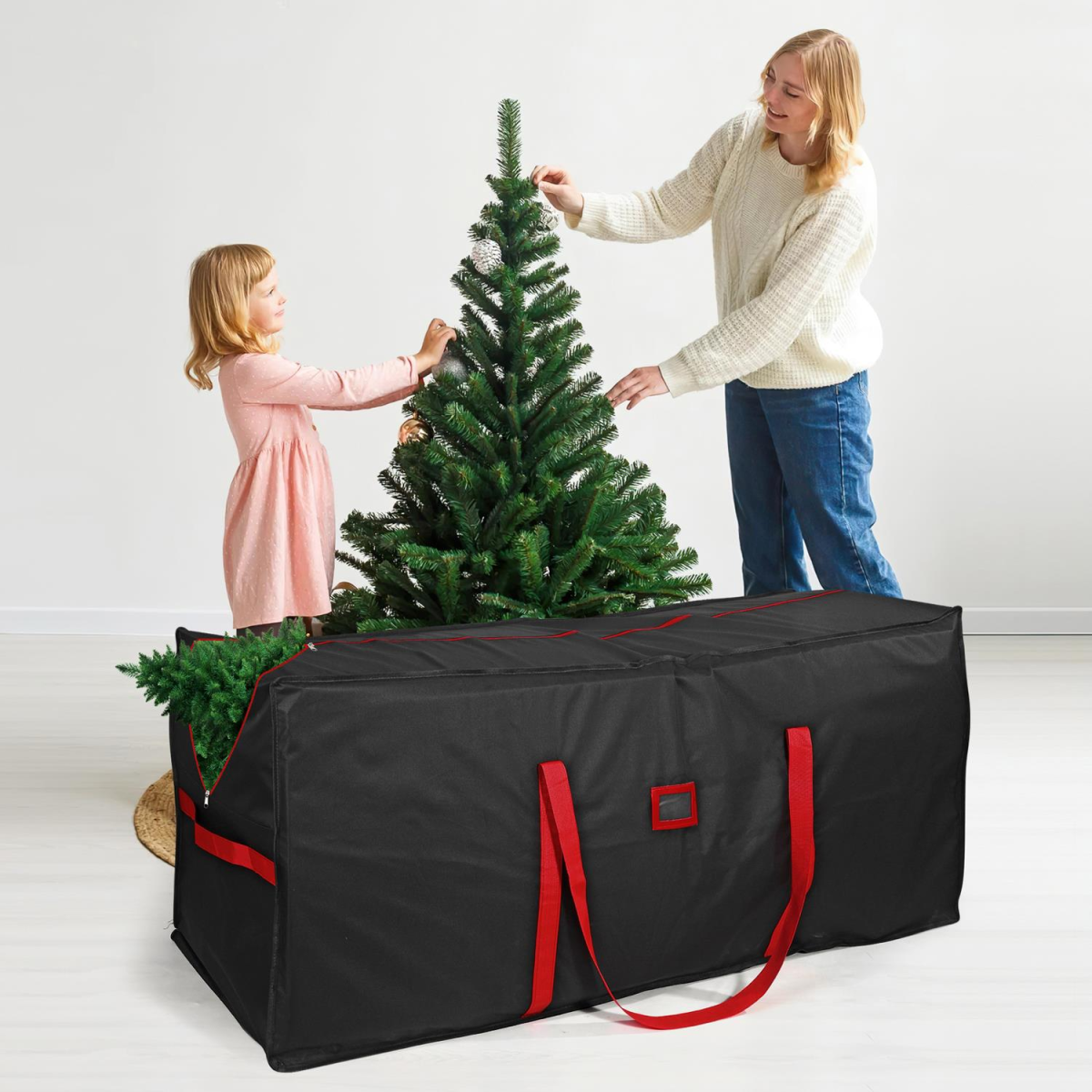 Vinsani Black Deluxe Christmas Tree Storage Bag