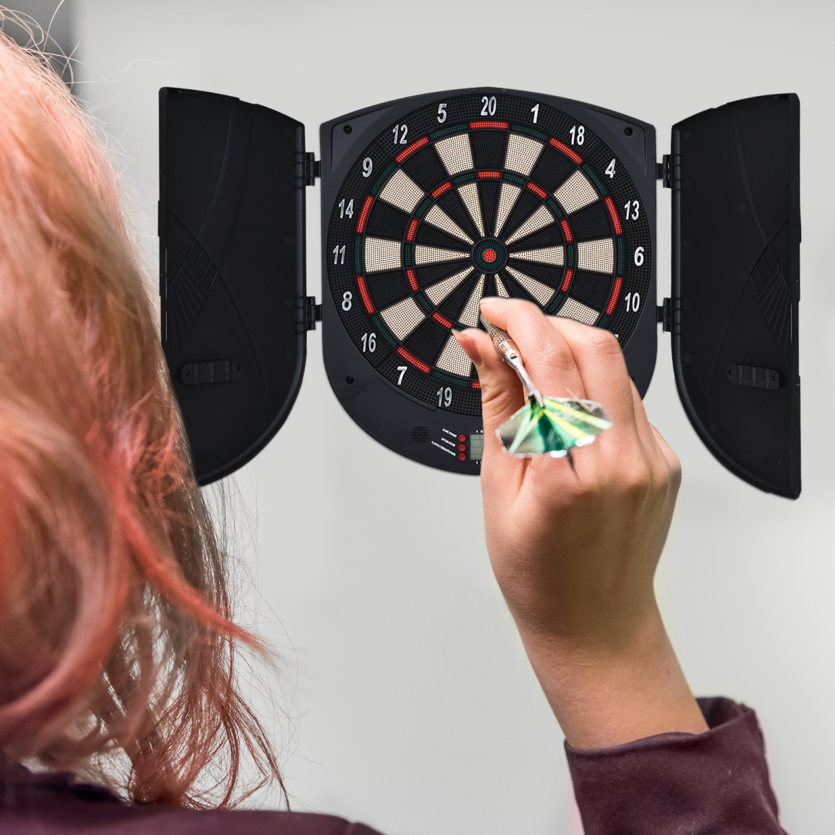 Electronic Dartboard Set, 26 Games, 185 Variations, 6 Darts
