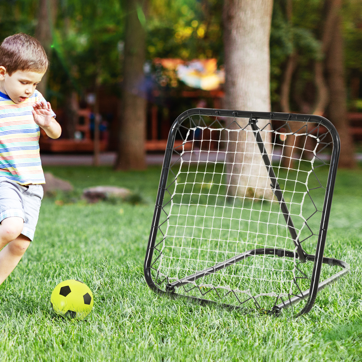 Adjustable Rebounder Net Training Goal for Football & Baseball