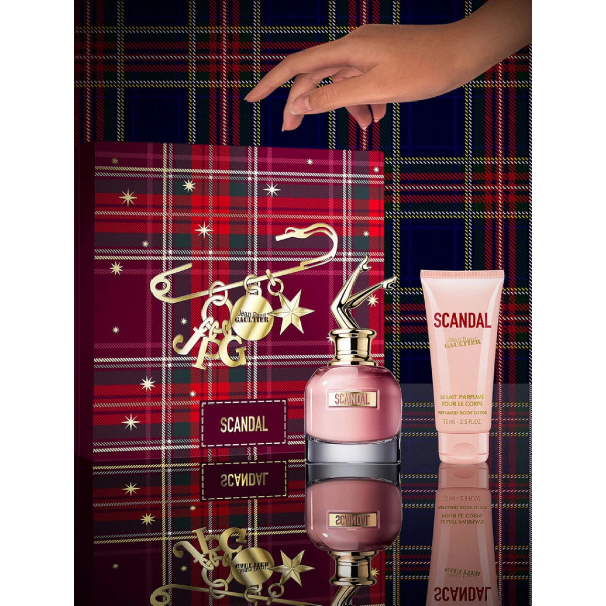 Jean Paul Gaultier Scandal Eau de Parfum Gift Set 80ml, Lotion & 10ml