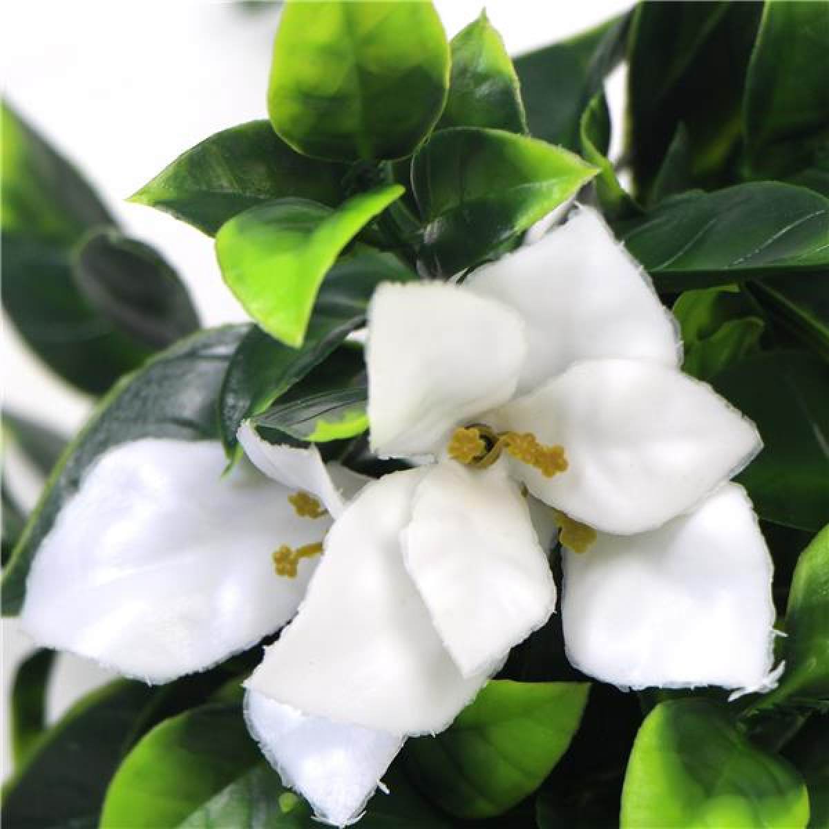 Leaf 30cm UV Resistant Artificial White Flower Stem