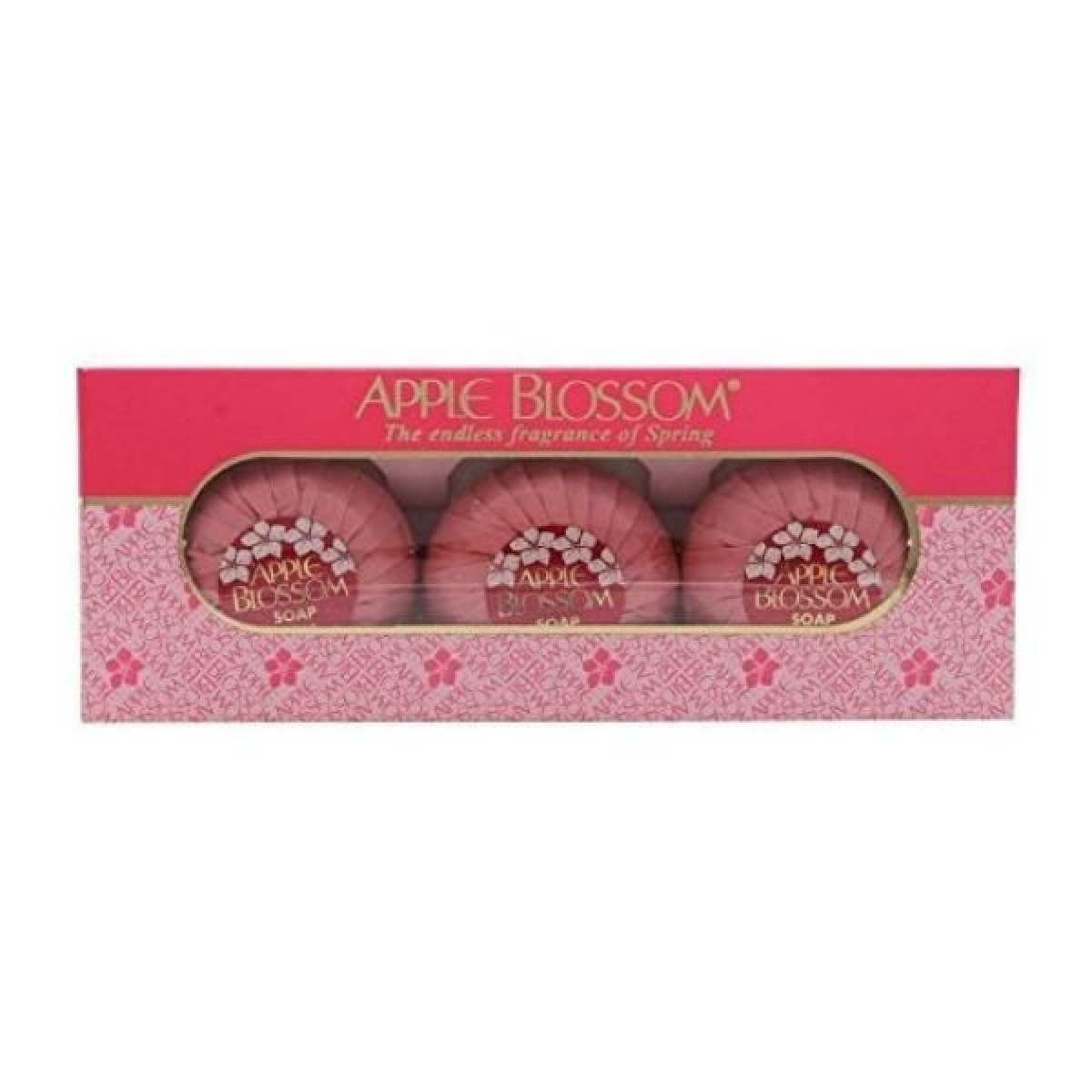Apple Blossom Soap Trio, 3 x 50g Bars with Delicate Fragrance