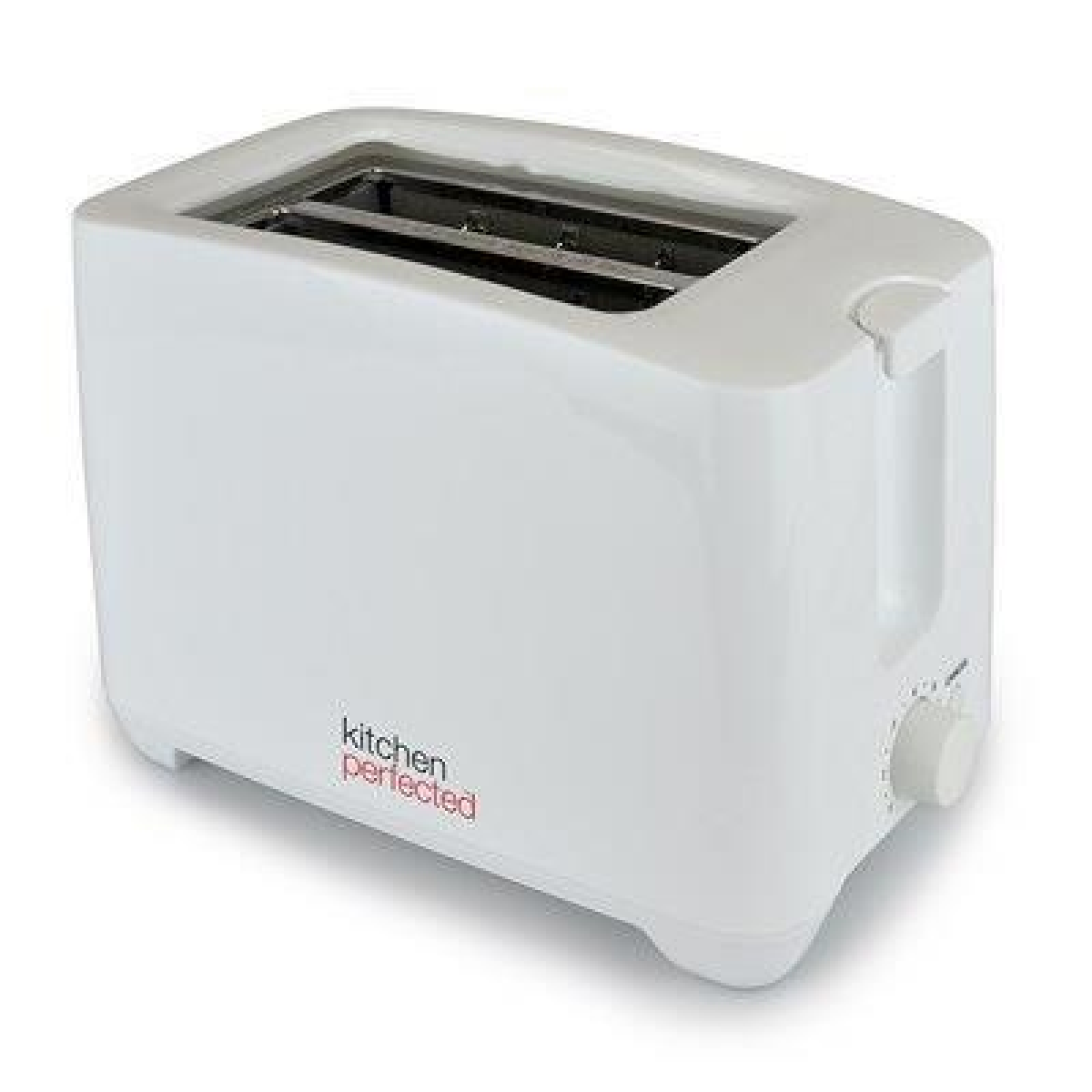 Kitchen perfected kettle 2000W Fast Boil 1.7L and 2 slice toaster - White