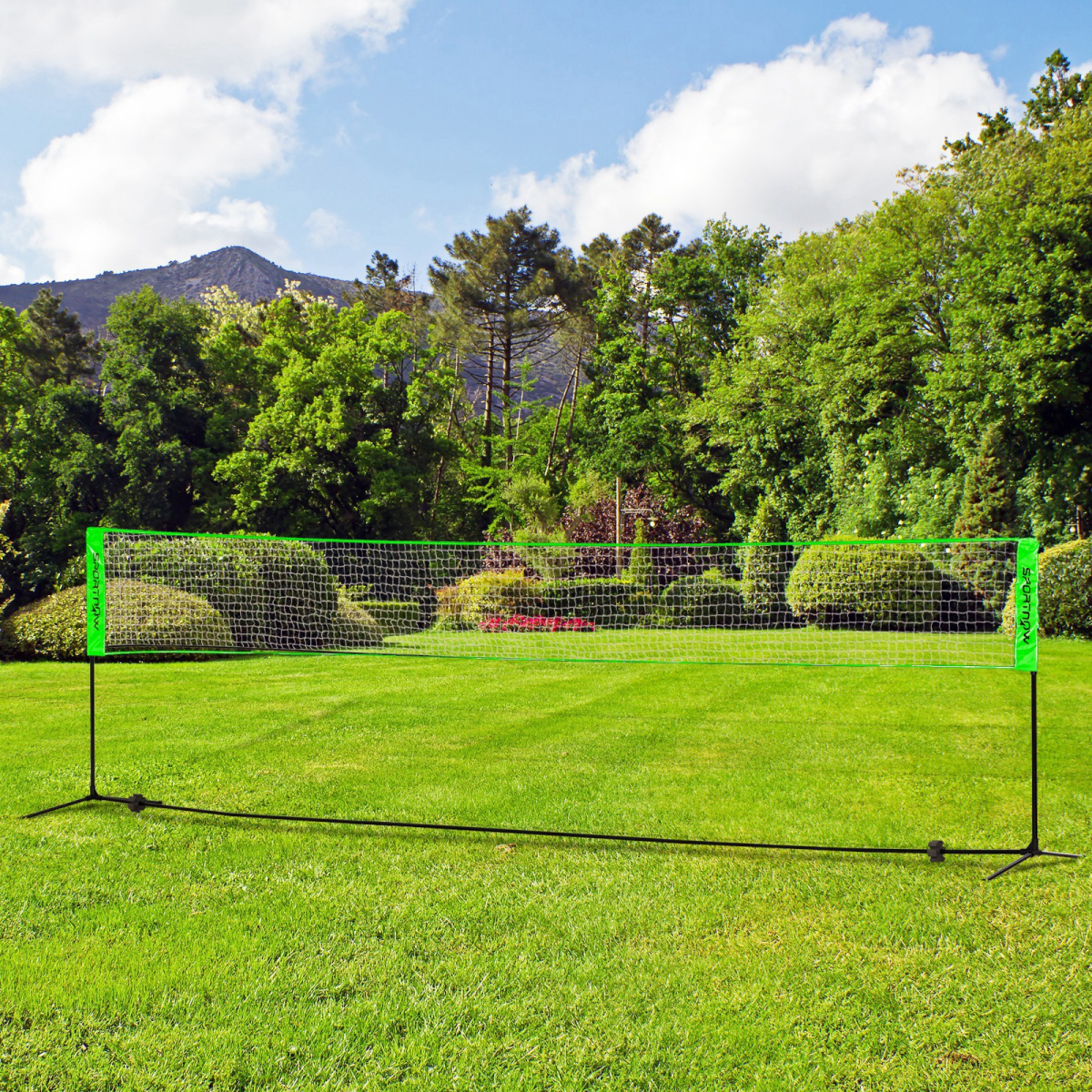SPORTNOW Adjustable Badminton, Pickleball & Volleyball Net Set