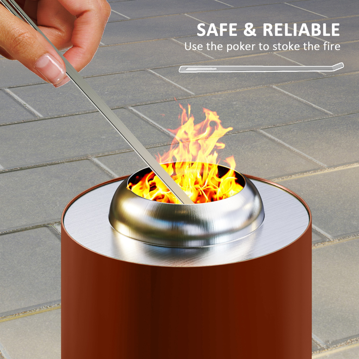 Electric fireplace heater