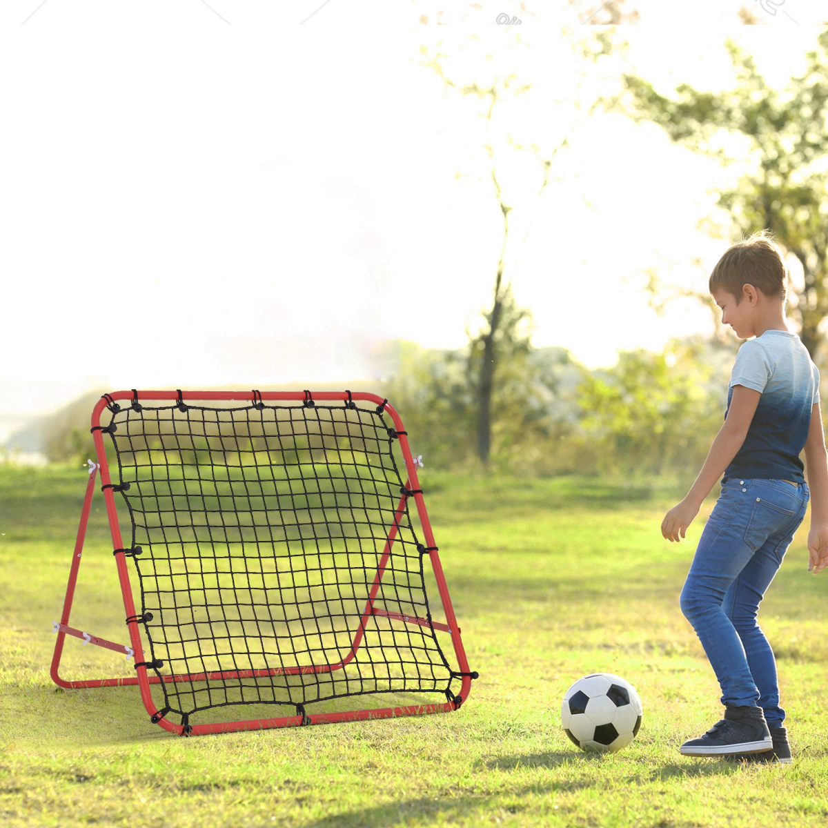 Adjustable Rebounder Net for Football, Baseball & Tennis Training