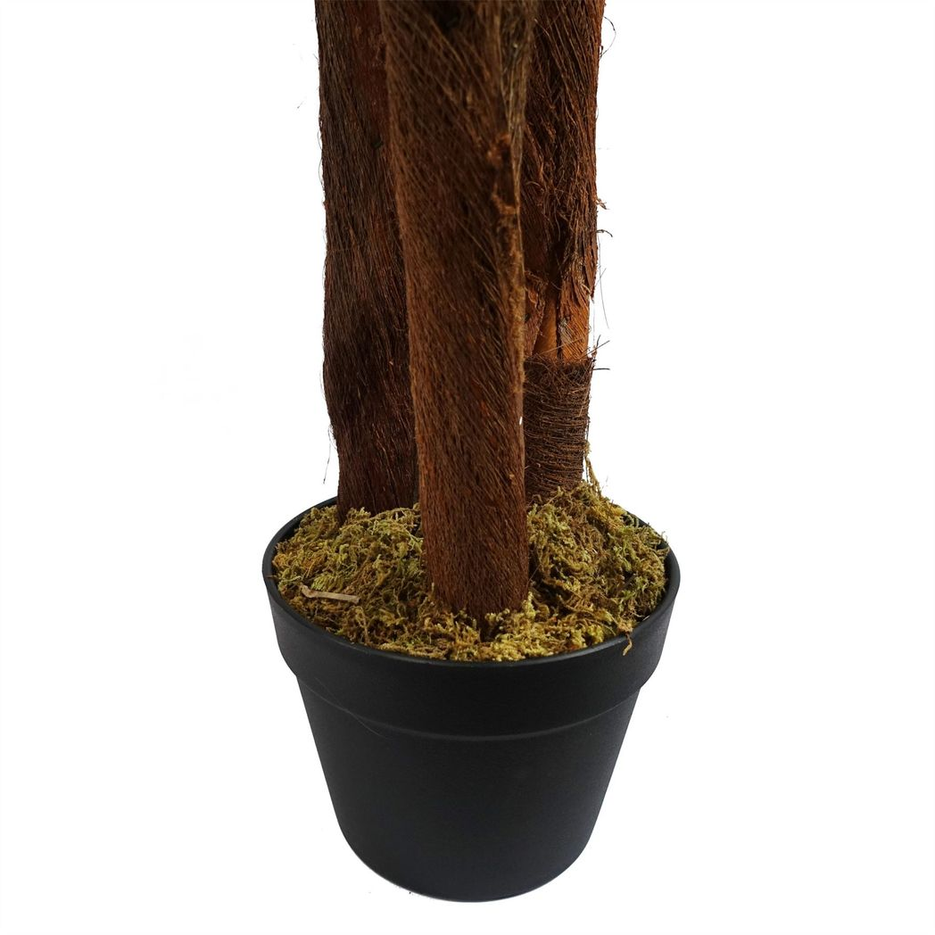 Leaf 150cm Artificial Large Palm Tree with Natural Trunk