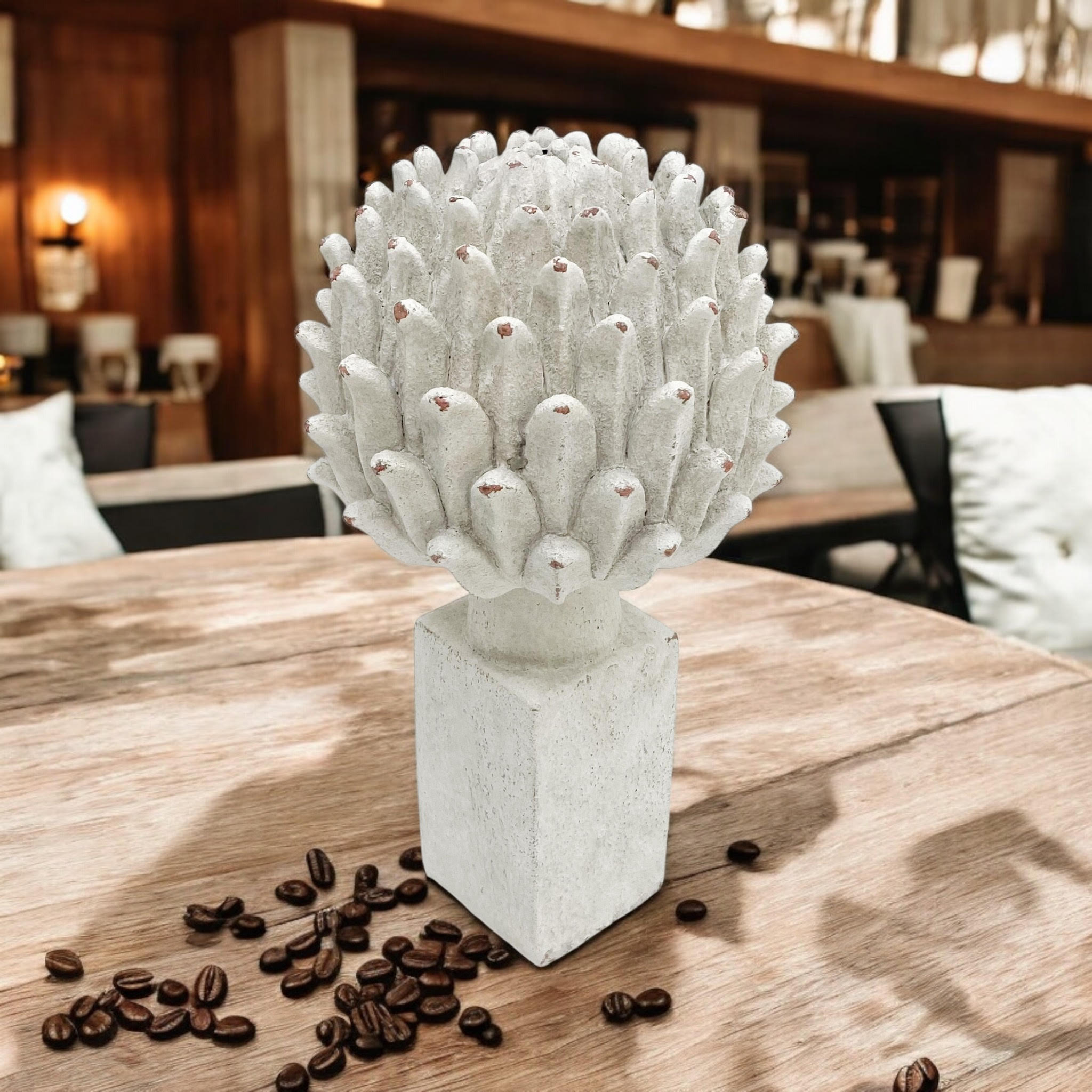 MSL 34cm Resin Flower Hand Finished Home Decor Indoor Outdoor Centerpiece