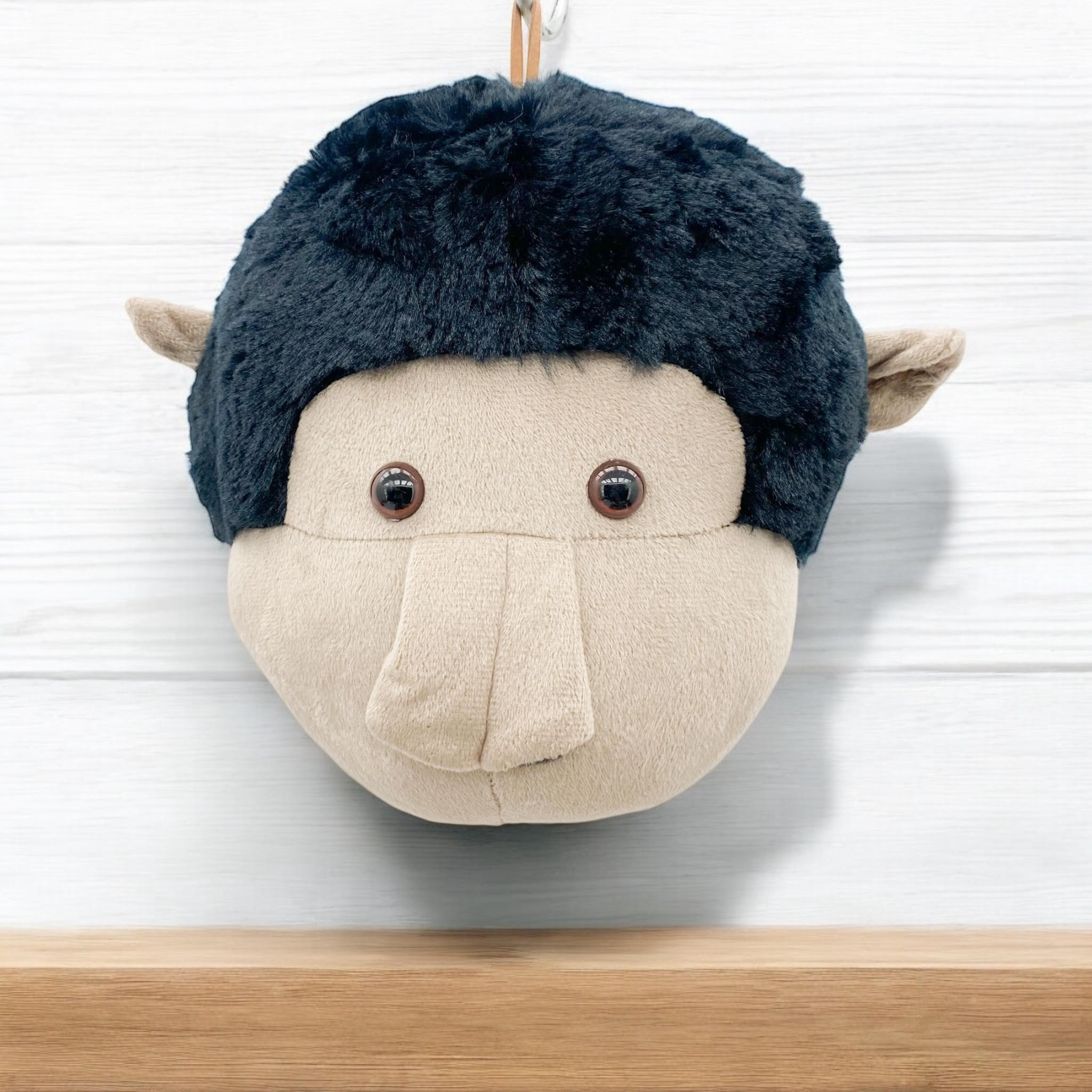 MSL 25cm Multi-Colored Monkey Head Wall Hanger, Decorative Wall Art