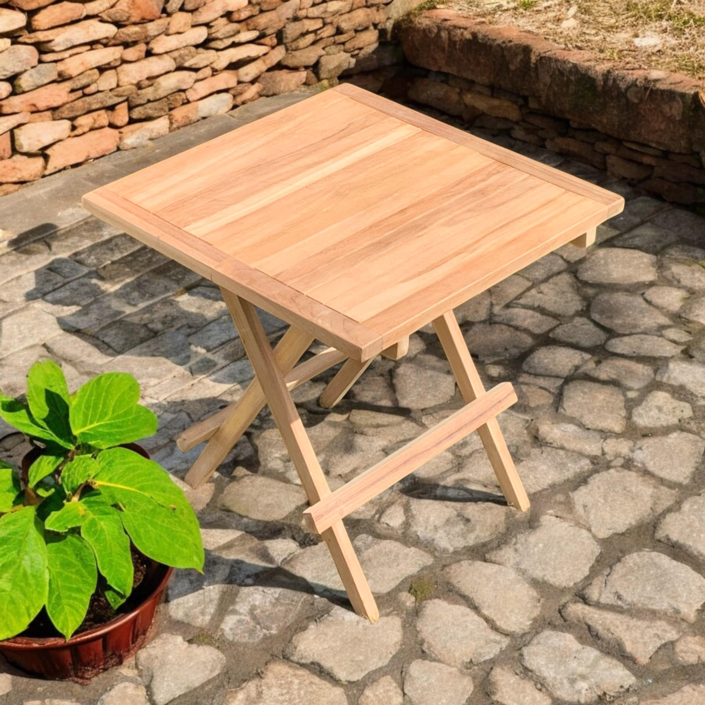 MSL 50cm Square Folding Picnic Table