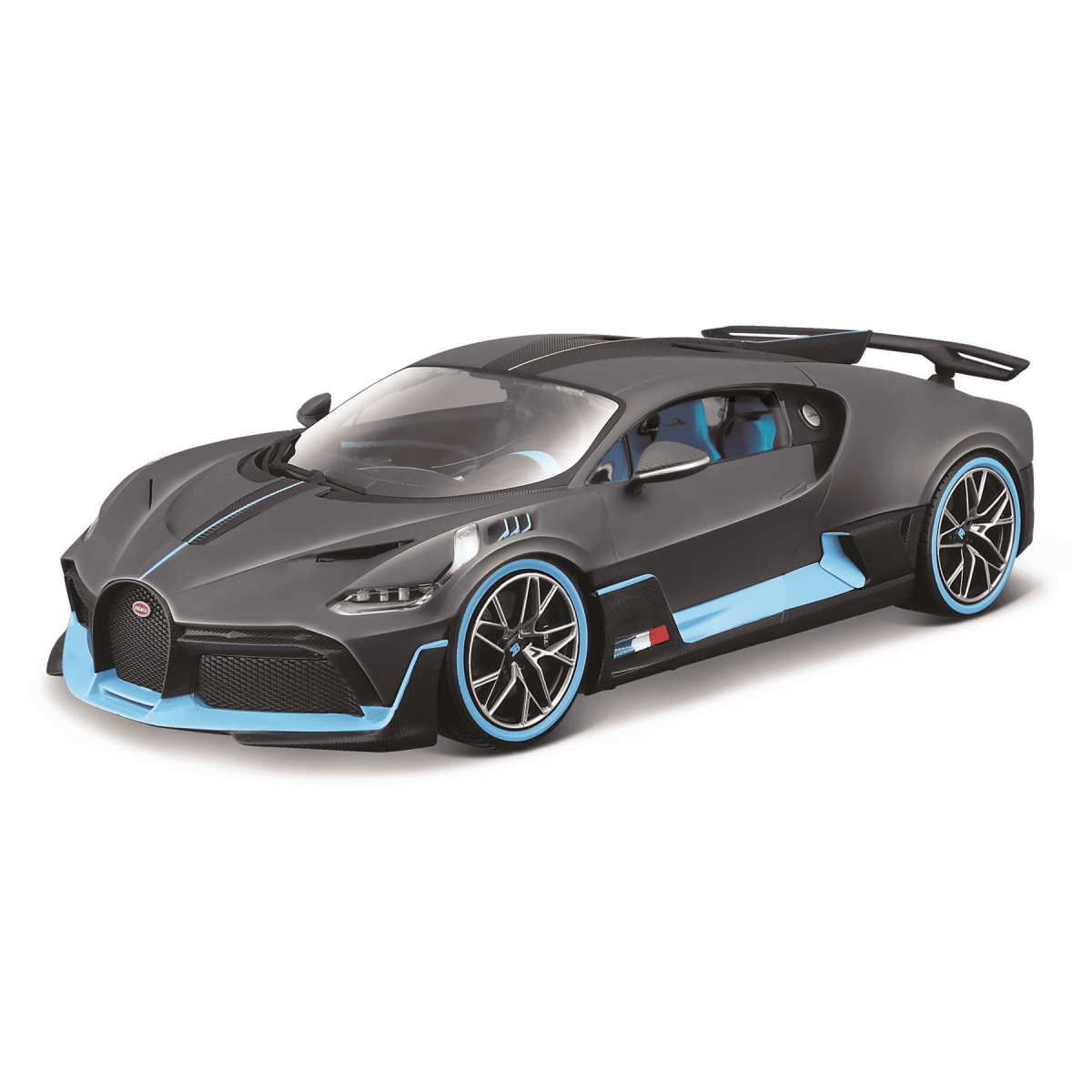 BBurago Bugatti Divo 1:18 Diecast Model Car Grey/Blue
