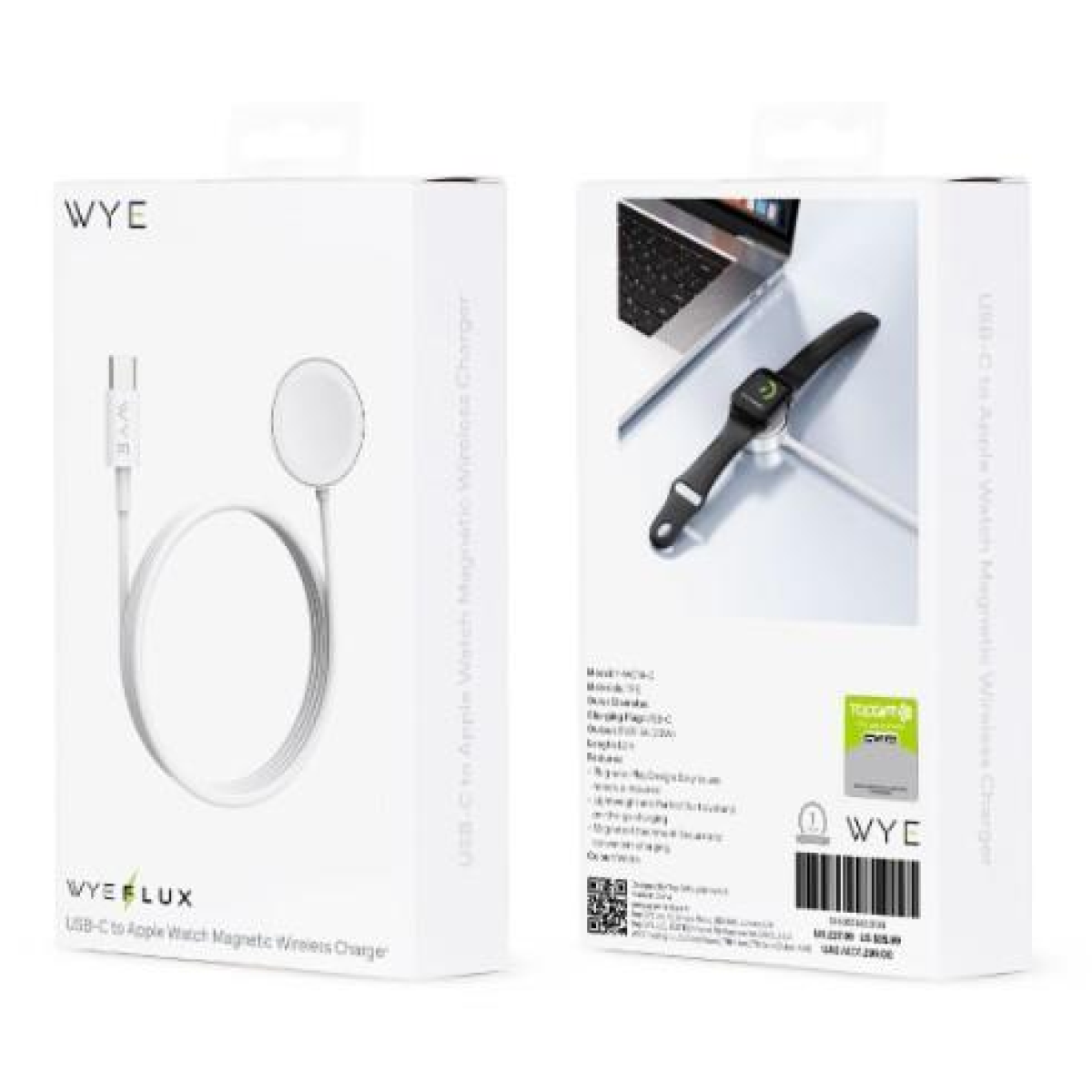 Wye USB-C to Apple Watch Magnetic Wireless Charger