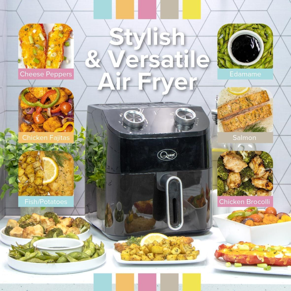 Quest 4.5L Manual Dial Air Fryer