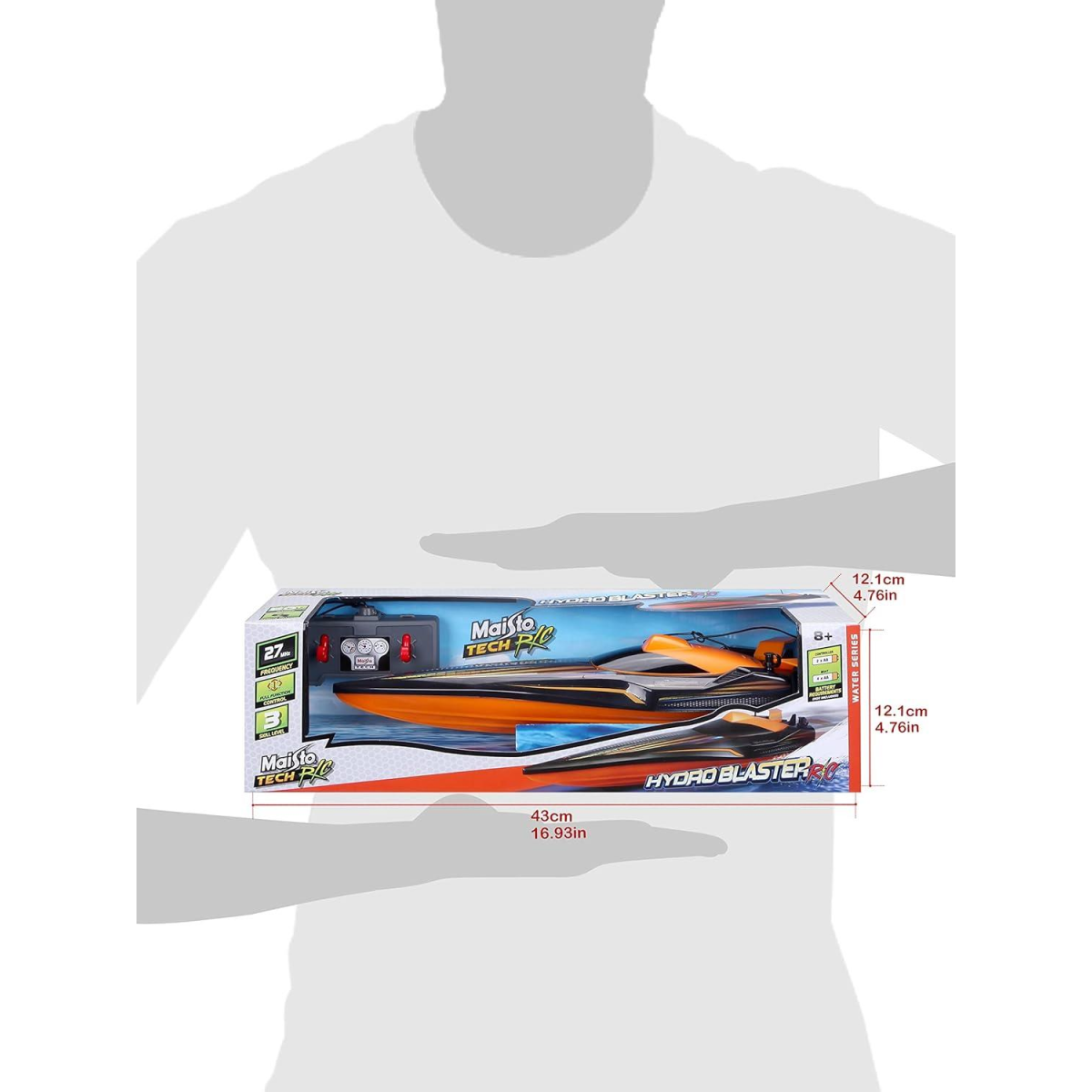 Maisto Rc Hydroblaster Speed Boat 2.4ghz