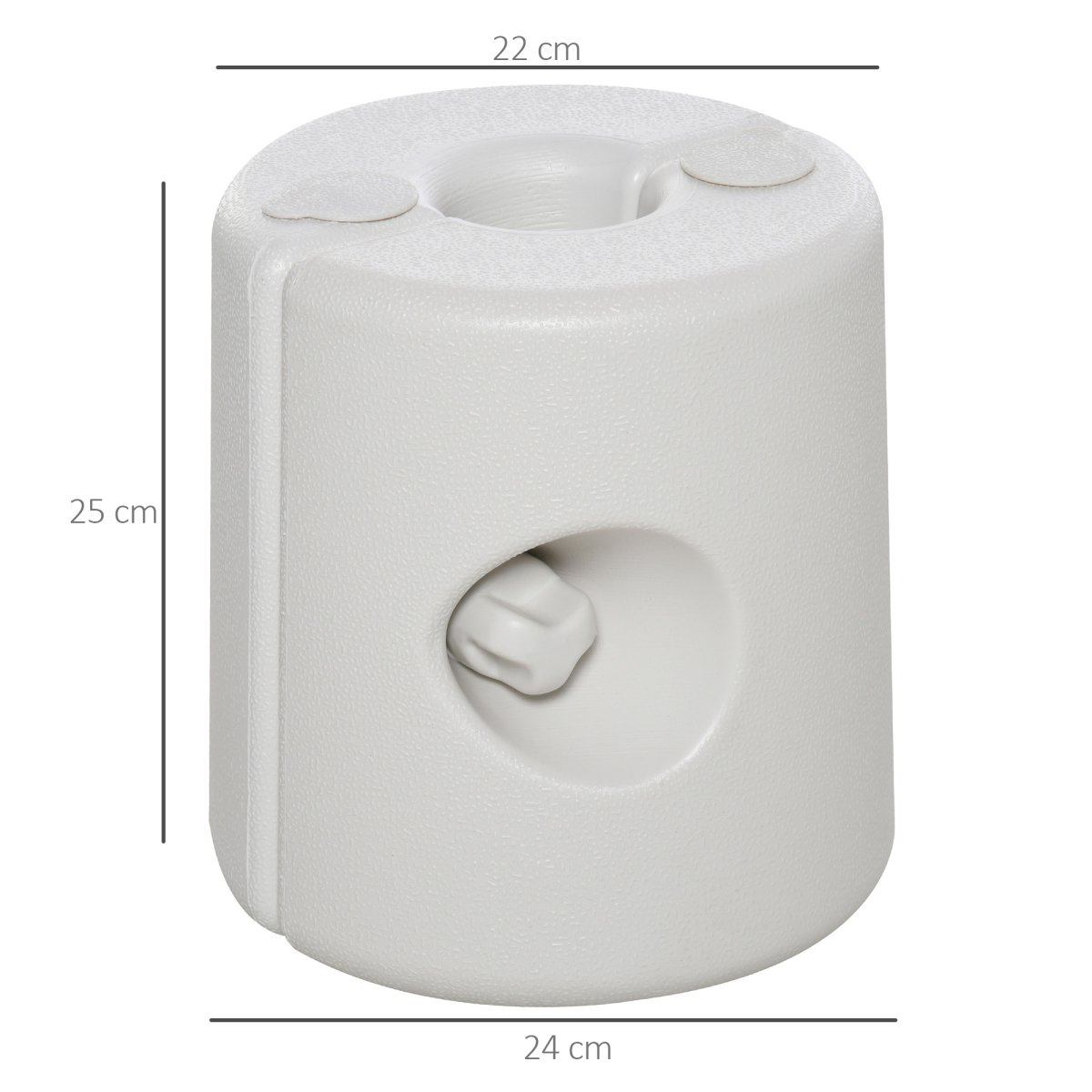Outsunny Tent Weight Base, Set of 4 Plastic Anchor Weights for Canopy, Gazebo and Tent