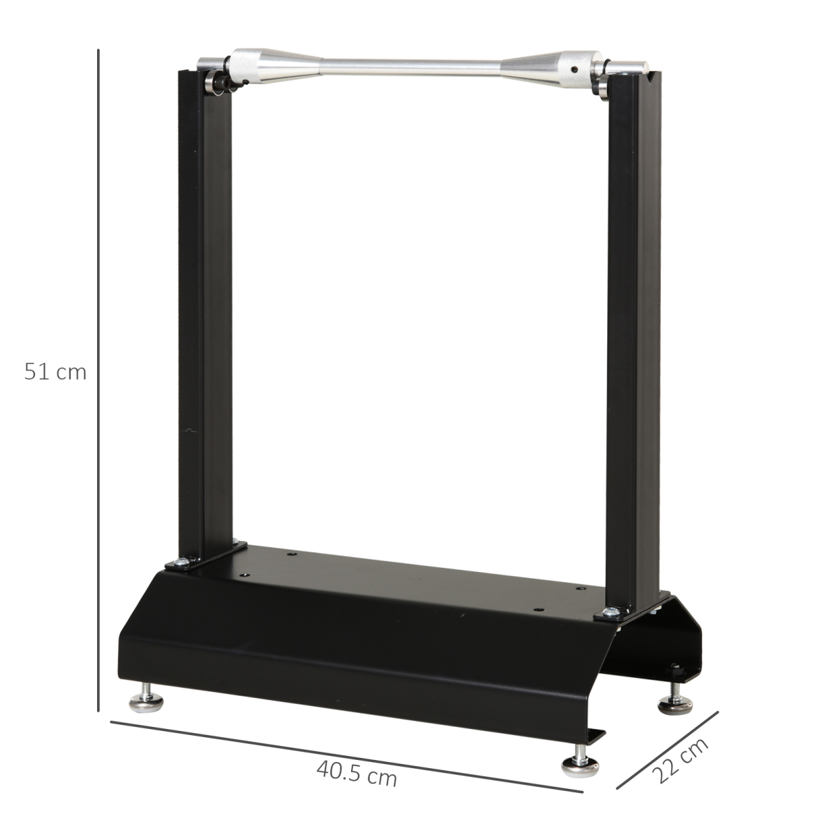 Motorcycle and Bicycle Wheel Balance Stand, Rotating Wheel, 30kg Capacity