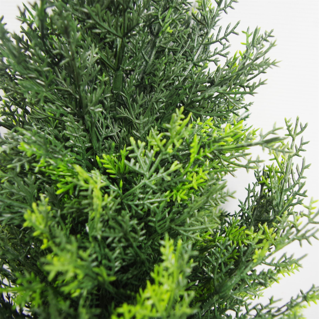 60cm Artificial Cedar Cypress Topiary Tree, UV Resistant, Indoor/Outdoor, Potted