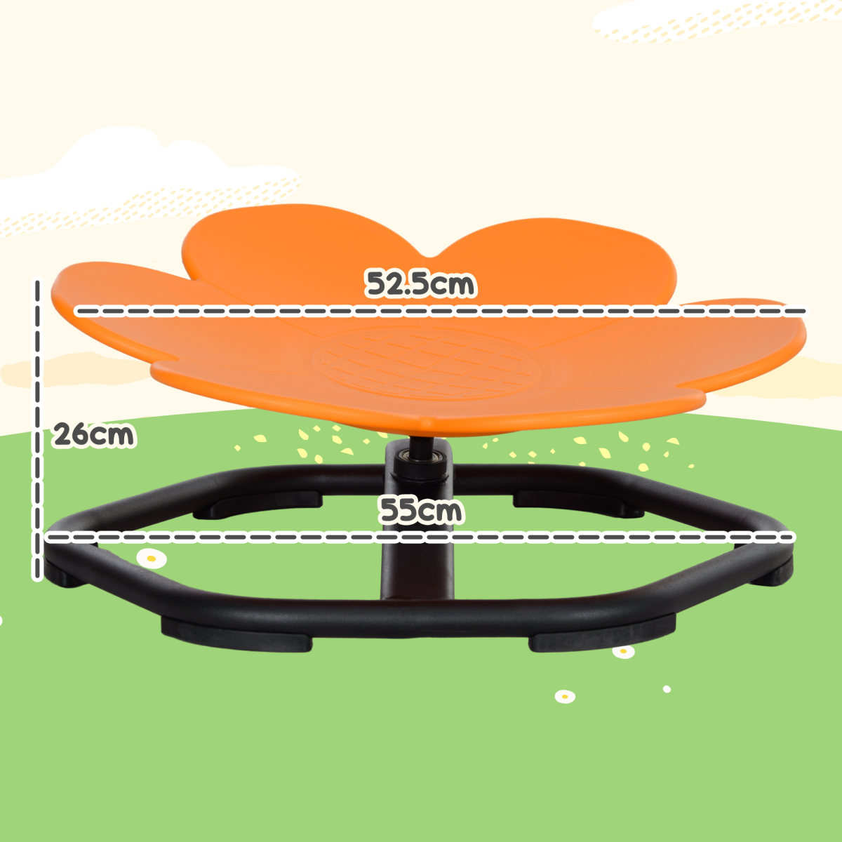 AIYAPLAY Sensory Spinning Chair for Kids, Balance & Coordination