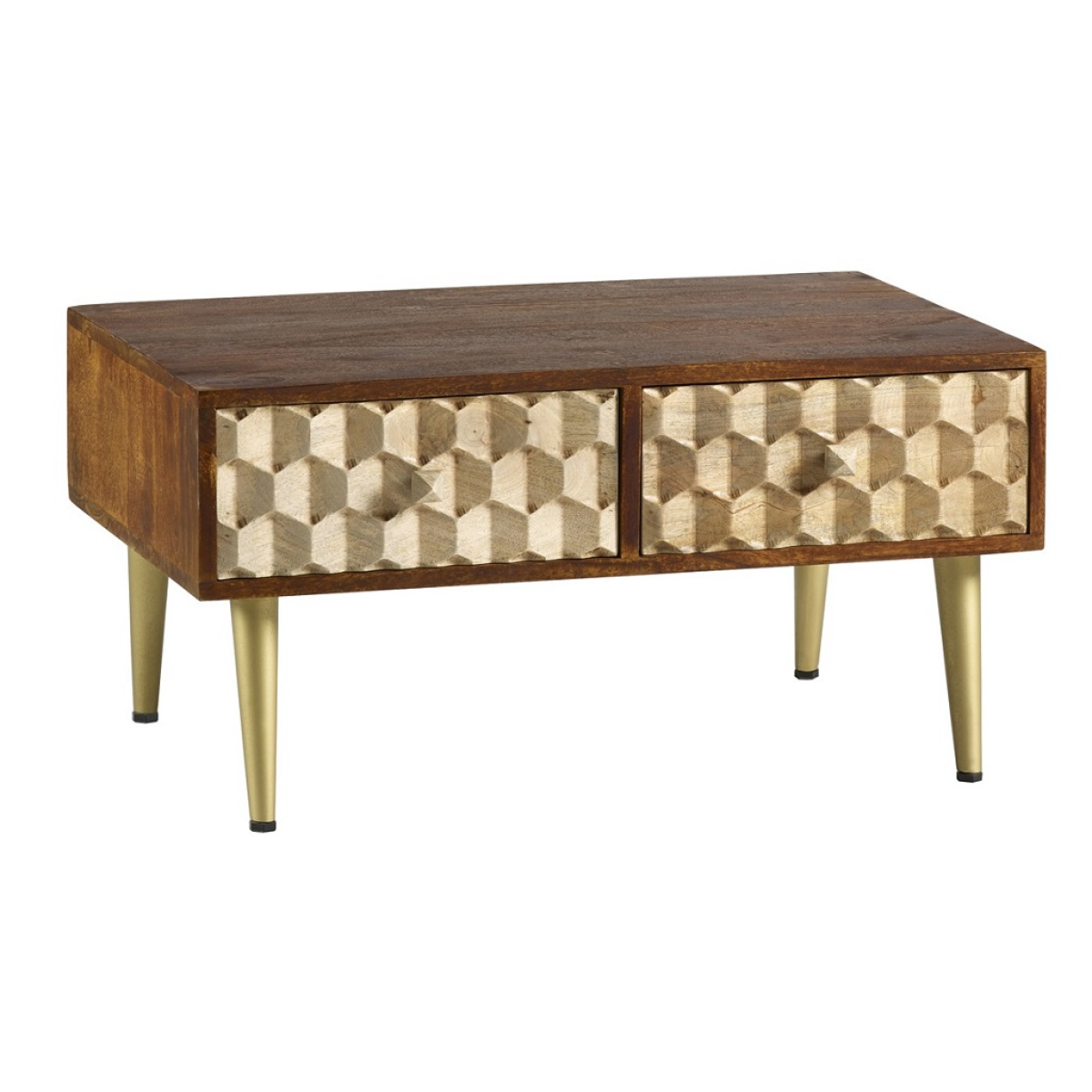 Edison Coffee Table With 2 Drawers
