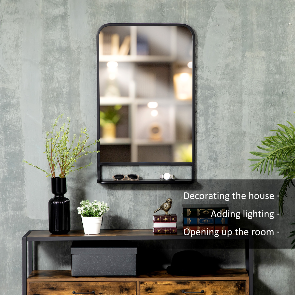 Bathroom Cabinet with Mirror ( Amazon Shipping)(Prohibited by WalMart)